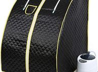 main image for ad Mini portable sauna with folding chair and  steam boiler