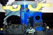 Batman cave,with Batman and  motorbike