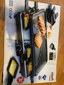 Large raclette/grill set for 8 people