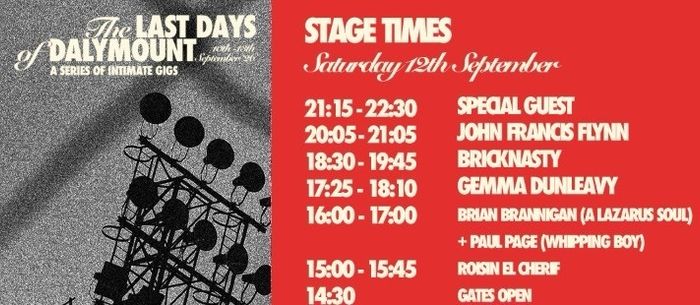 Last Days of Dalymount -  Special Guest ( Damien Dempsey ), John Francis Flynn & Bricknasty