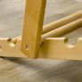 Accent chair, Recliner, Adjustable backrest, Beech wood frame, up to 120 kg, Brown Image 4