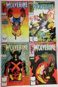 Wolverine #'s 27-30 - The Lazarus Project Parts 1-4 Complete Set (1990)
