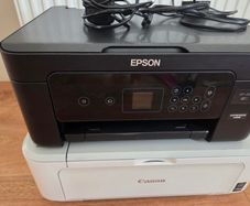 Canon and epson printer, not been used for a while, not sure working perfect, 10 euro for both
