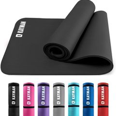 Yoga Mat Multi-Purpose Extra Thick Foam Exercise Mats  Ideal Floor Mat for Pilates, Stretching, Resistance Workout & Therapy Home & Gym Equipment Accessory
