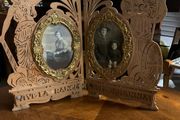 Fretwork photograph frame from 1915