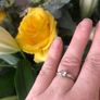 18ct white gold engagement ring Image 4