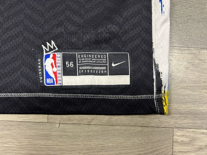 Nike Brooklyn Nets Kevin Durant Jean Michel Basquiat NBA basketball Jersey Mens XXL