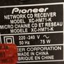 Pioneer Network CD Receiver, Model XC-HM71-K, Radio, CD, IPOD, USB, Wireless Internet Music & Radio, Only one speaker and no remote control Image 4