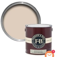Farrow and ball estate emulsion 2/3 2.5litre tin Scallop