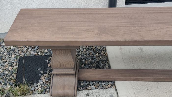 Dining Bench 200cm Vintage Ash Monastery