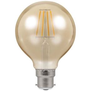 Amber BC Filament Bulb