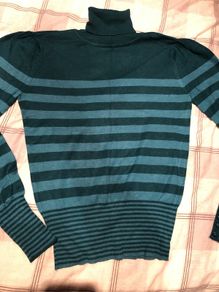 Teal Polo neck Jumper