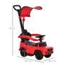 3 in 1 Kids Children Ride on Push Car Toddler Sliding Car G350 Licensed Walker Foot to Floor Slider Push-Along with Horn Steering Wheel NO POWER Manual, Red Image 4