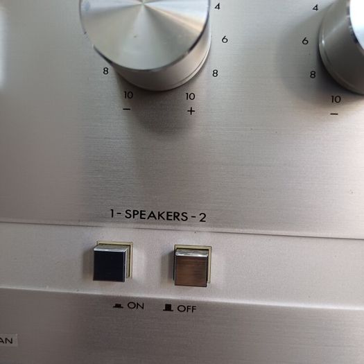 VINTAGE  Hi-Fi from the Japanese Golden era JVC As-5 Stereo integrated Amplifier 1978 aluminum silver faced in Wonderful condition