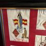 Original  Handcrafted Spanish Military Linen Art Image 2