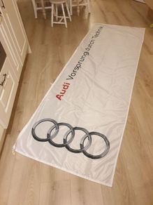 2 audi flags banners