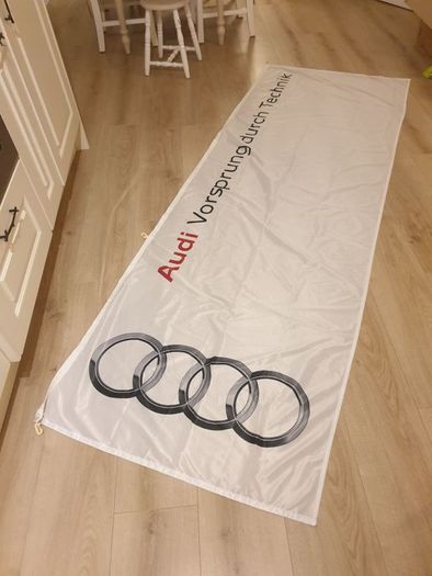 2 audi flags banners
