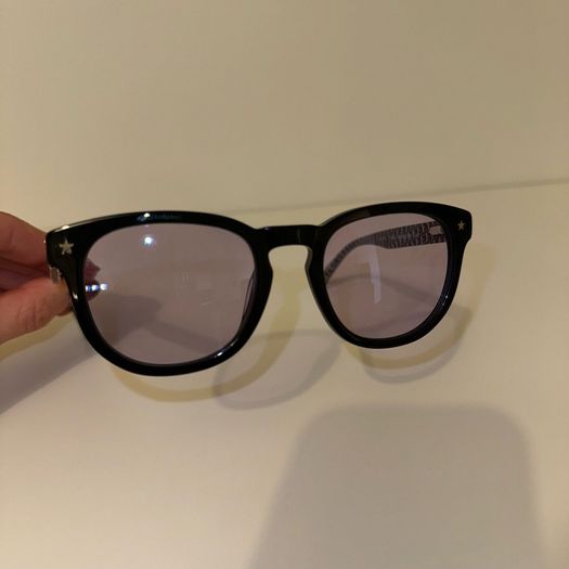 Unisex Elton John blue shade sunglasses with case