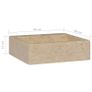 Sink Cream 40x40x12 cm Marble Image 8