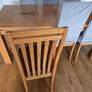 Oak Dining room table & chairs Image 6