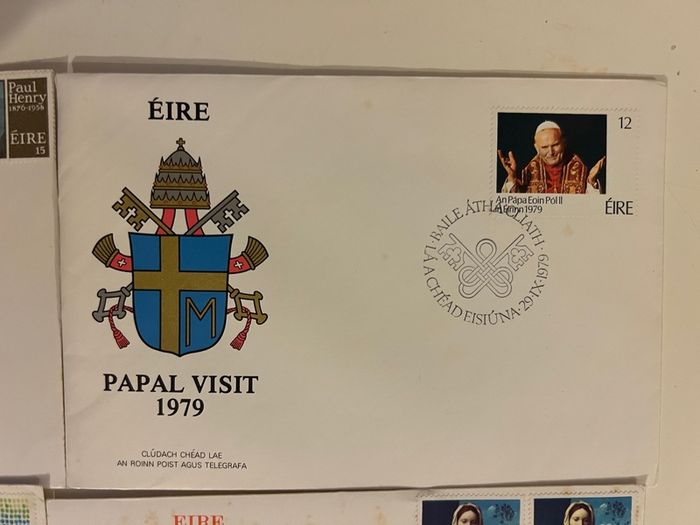 Irish 1970's FDC covers 9pcs envelopes