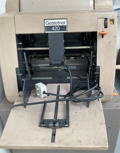 Vintage Gestetner 420 Duplicator with Matching Cabinet