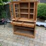 Two piece old pine cabinet Image 3