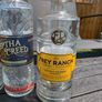 Empty Bourbon Whiskey Glass Bottles Image 5