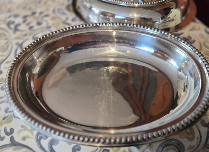 Antique entree dish