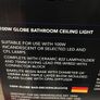 Globe Bathroom Light Image 3