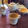Nicholas Mosse lavender  new tea set from Washington Creek USA . A tea pot, large mug, creamer and sugar bowl . Image 4