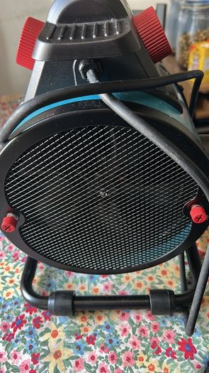 Erbauer Electric 2500W Blue, black & red PTC workshop heater