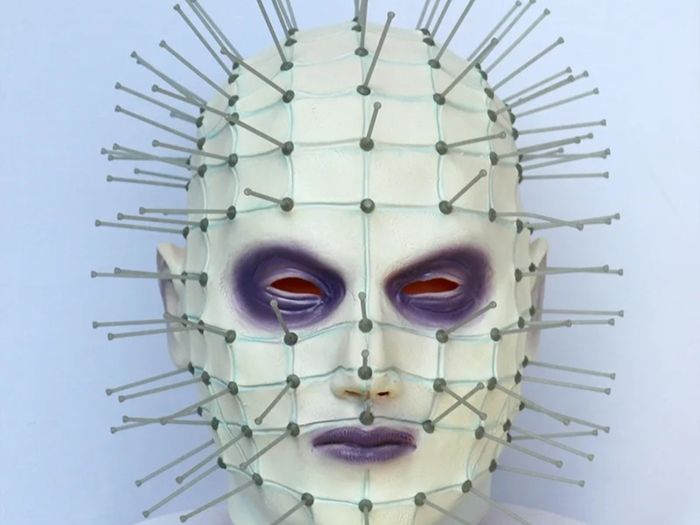 Hellraiser pinhead Halloween latex Mask.