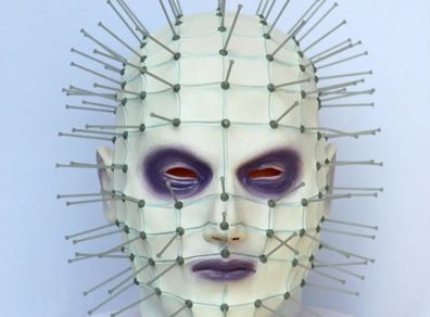 Hellraiser pinhead Halloween latex Mask.