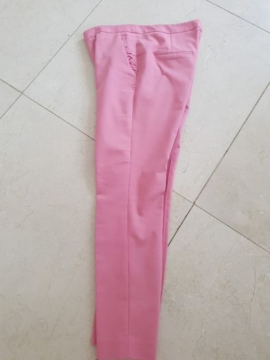 Zara pink trousers uk10
