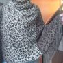 Leopard Print Poncho, ONE SIZE Image 8