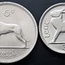 Ireland Unc 1968 Six Pence (6d) And Three Pence (3d) Image 2