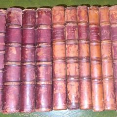Published by James Duffy, Dublin 1845-1847. 10 leather bound volumes all of Irish interest