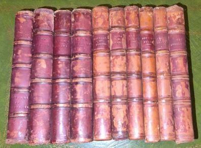 Published by James Duffy, Dublin 1845-1847. 10 leather bound volumes all of Irish interest