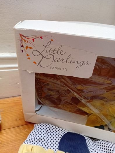 Girls Little Darlings Set.skirt Top And Runners..lovely For Easter.worn Once.