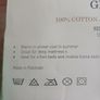 Single fitted bed sheet 100% cotton Image 4