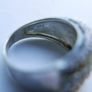 Vintage Sterling Silver 925 Lab Created Ice White Cubic Zirconia Cluster Ring size P - 4,95g Image 8