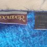 Shawl, broad & fluffy, in blue, never used Image 4