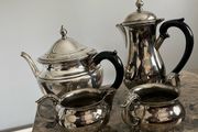 silver plated teaset