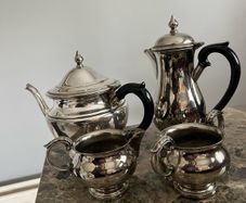 silver plated teaset
