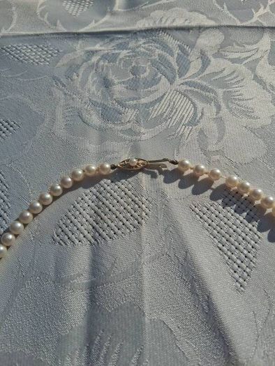 9k Gold Freshwater Pearl Necklace