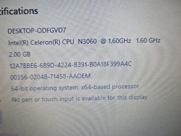 HP Stream, 32GB HDD, 2GB Ram, Windows 10, Blue, in excellent condition