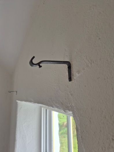 Traditional Handcrafted Wrought Iron Curtain Rail Cottage Style
