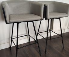 Grey Bar Stool