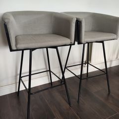 Grey Bar Stool